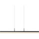 Stiletto LED 32.5 inch Satin Black Pendant Ceiling Light