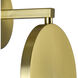 Tranche LED 9 inch Brushed Brass Wall Sconce Wall Light