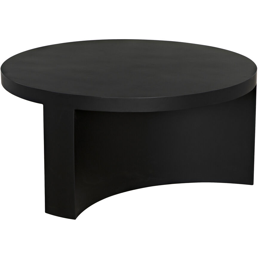 Steward 36 X 36 inch Matte Black Coffee Table, B