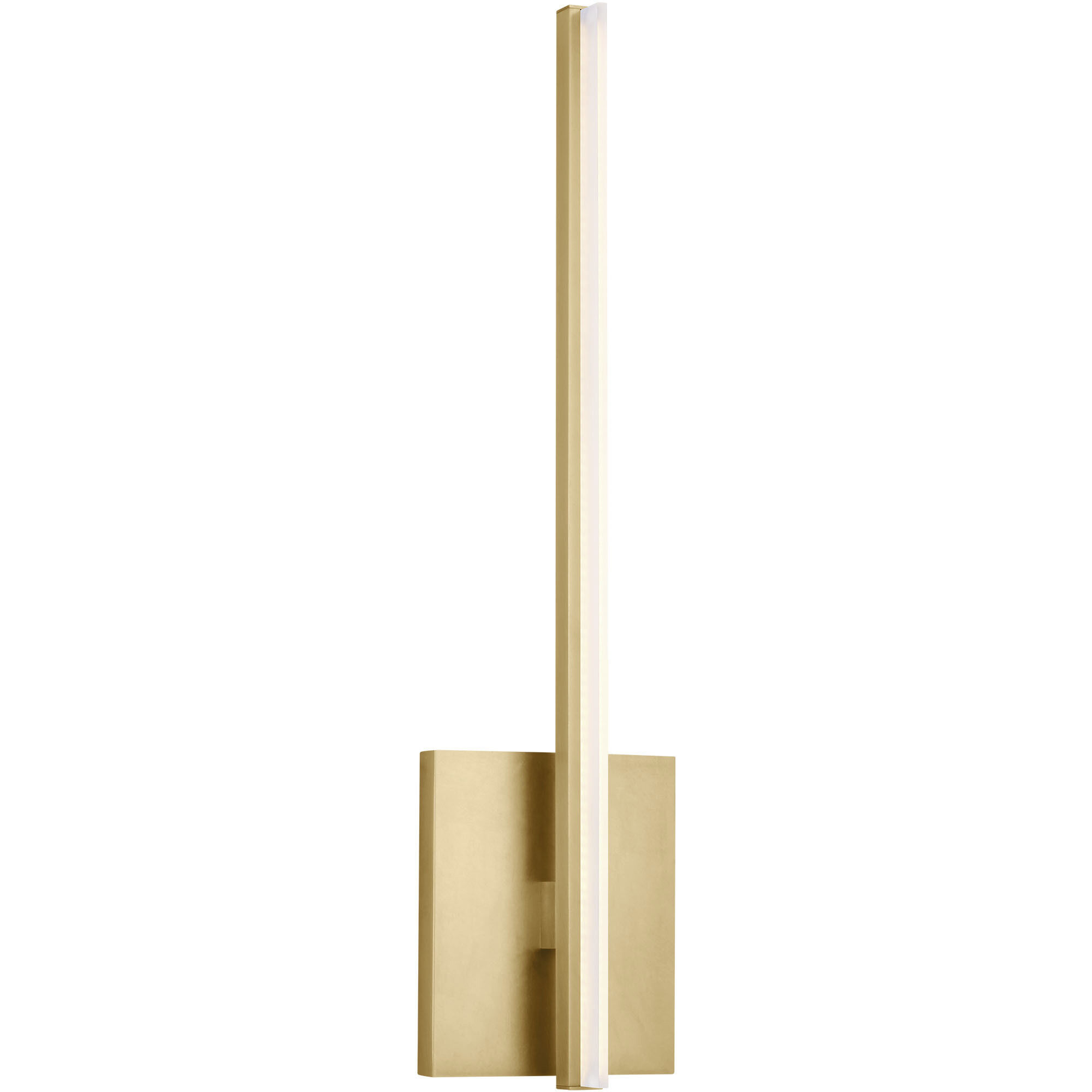 Sean Lavin Kenway Wall Light in LED 90 CRI 3000K, Natural Brass