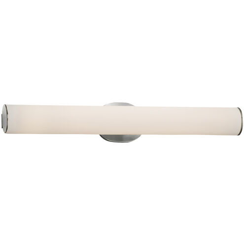 Fusion 28 inch Brushed Nickel Vanity Light Wall Light in Opal Fusion