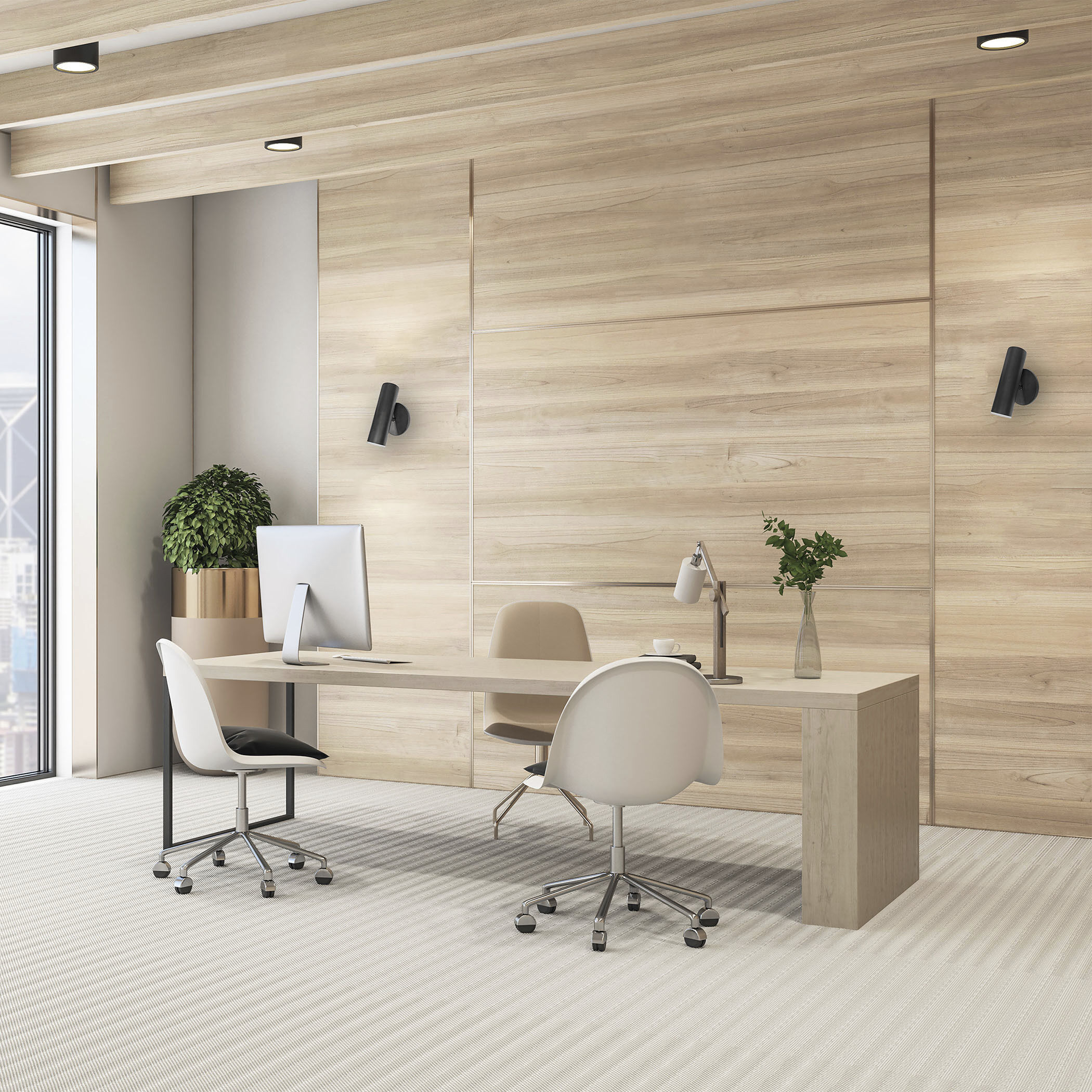 Constance 2.5 inch 6.00 watt Matte Black Task Wall Sconce Wall Light