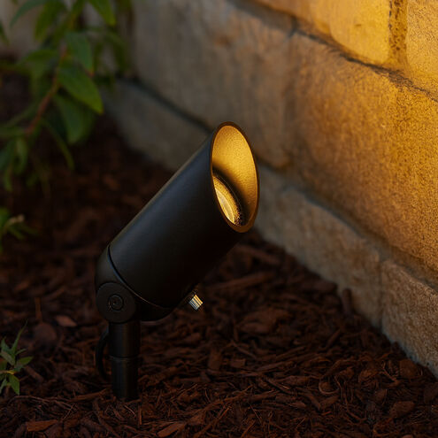 Lumacore 120v 12.00 watt Satin Black Landscape Spot Light, Variable Output