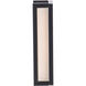Axel LED 10.88 inch Black Outdoor Wall Light, dweLED
