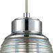 Muncie 1 Light 5 inch Polished Chrome Mini Pendant Ceiling Light