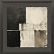 Shattered Impressions Black and Beige and Brown and Neutral Framed Art