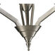 Tribecca 3 Light 21 inch Brushed Nickel Chandelier Ceiling Light
