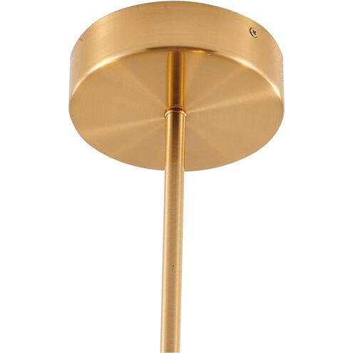 Canada 7 Light 14 inch Brass Chandelier Ceiling Light