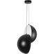 Void 15.75 inch Black Pendant Ceiling Light