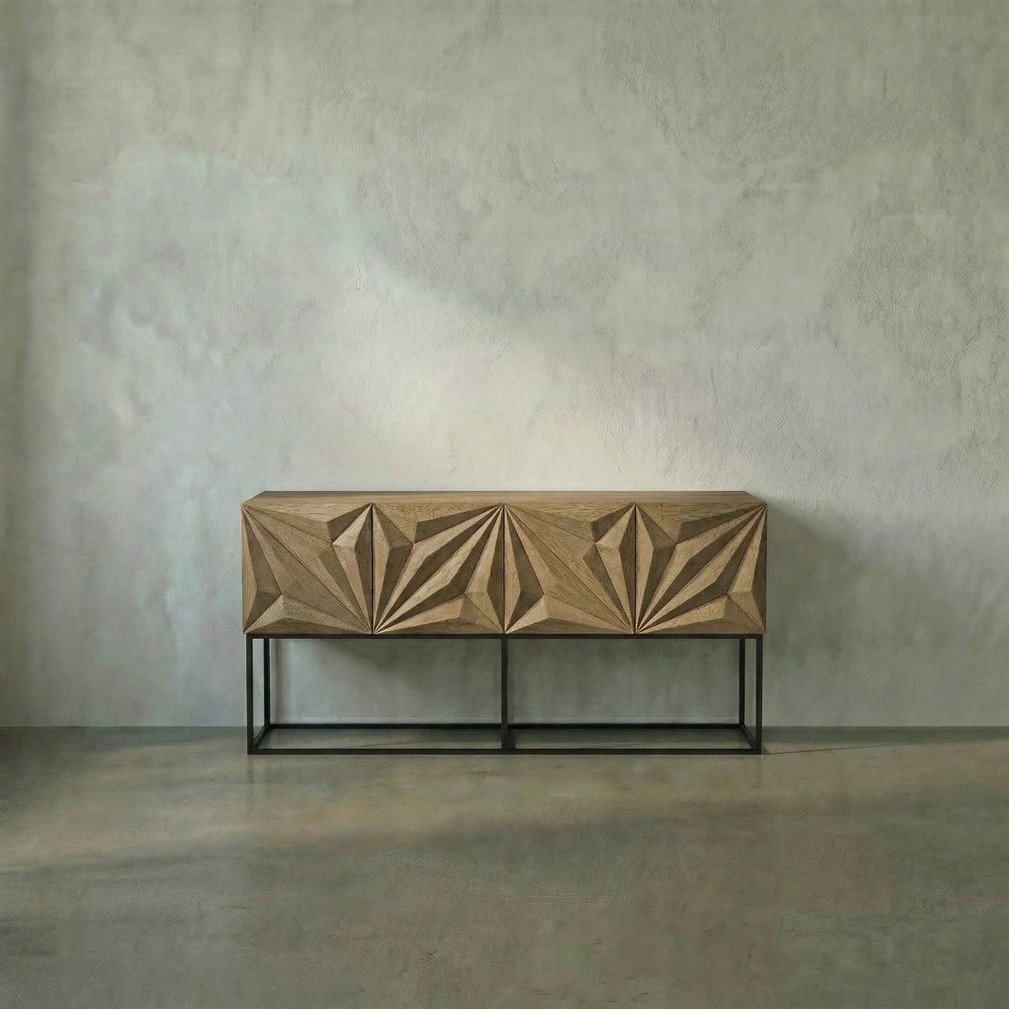 Zurich 60 X 19 inch Bleached Walnut Console