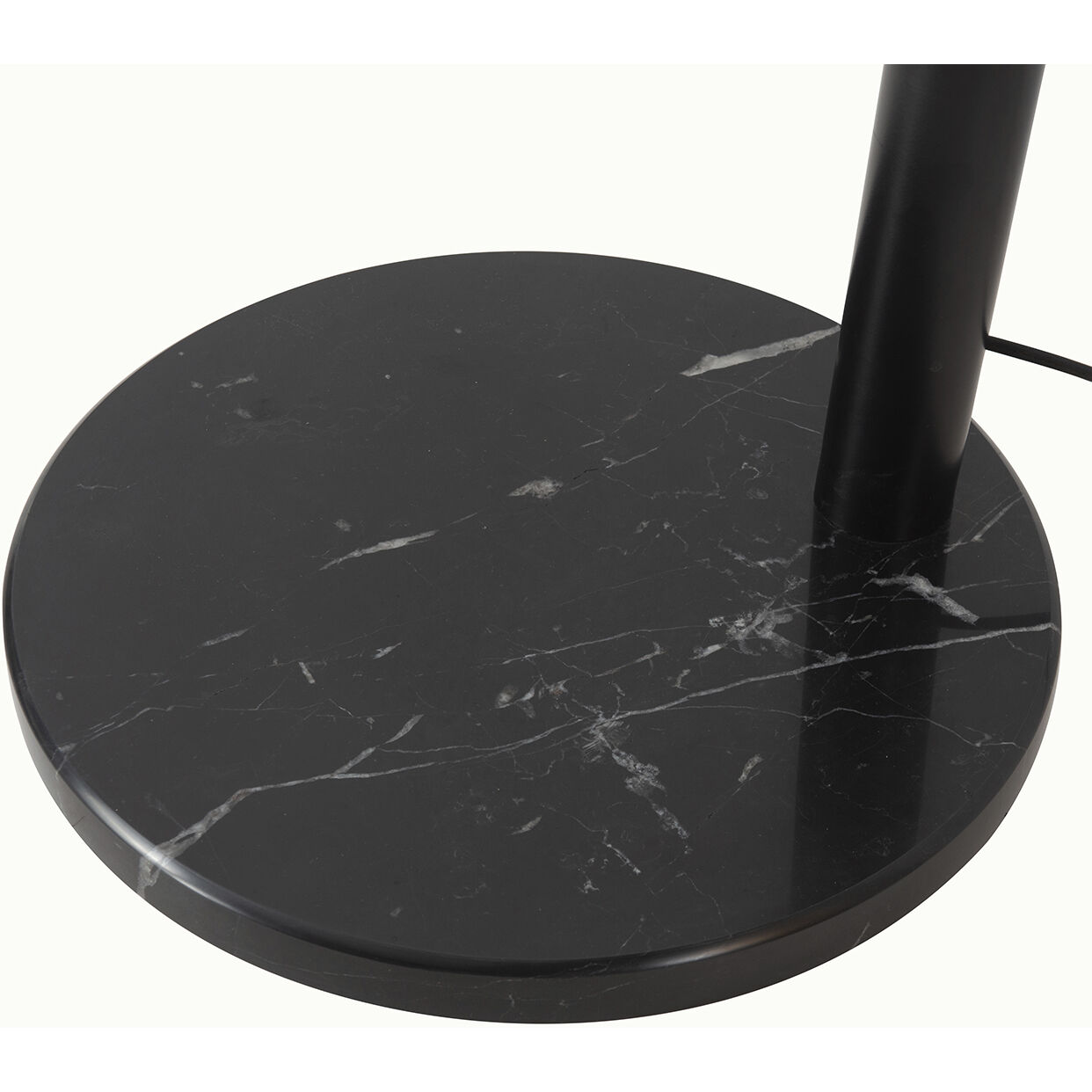 Saucer 92 inch 8.50 watt Matte Black Arc Floor Lamp Portable Light