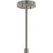 Mack 5 Light 46 inch Brushed Nickel Linear Chandelier Ceiling Light