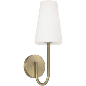 Averitt Sconce Wall Light in Aged Brass