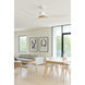 Rafter 60 inch Matte White Smart Fan