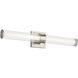 Laurene LED 26.5 inch Brushed Nickel Linear Bath Bar Wall Light, Medium