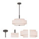 Meridian 4 Light 18 inch English Bronze Pendant Ceiling Light