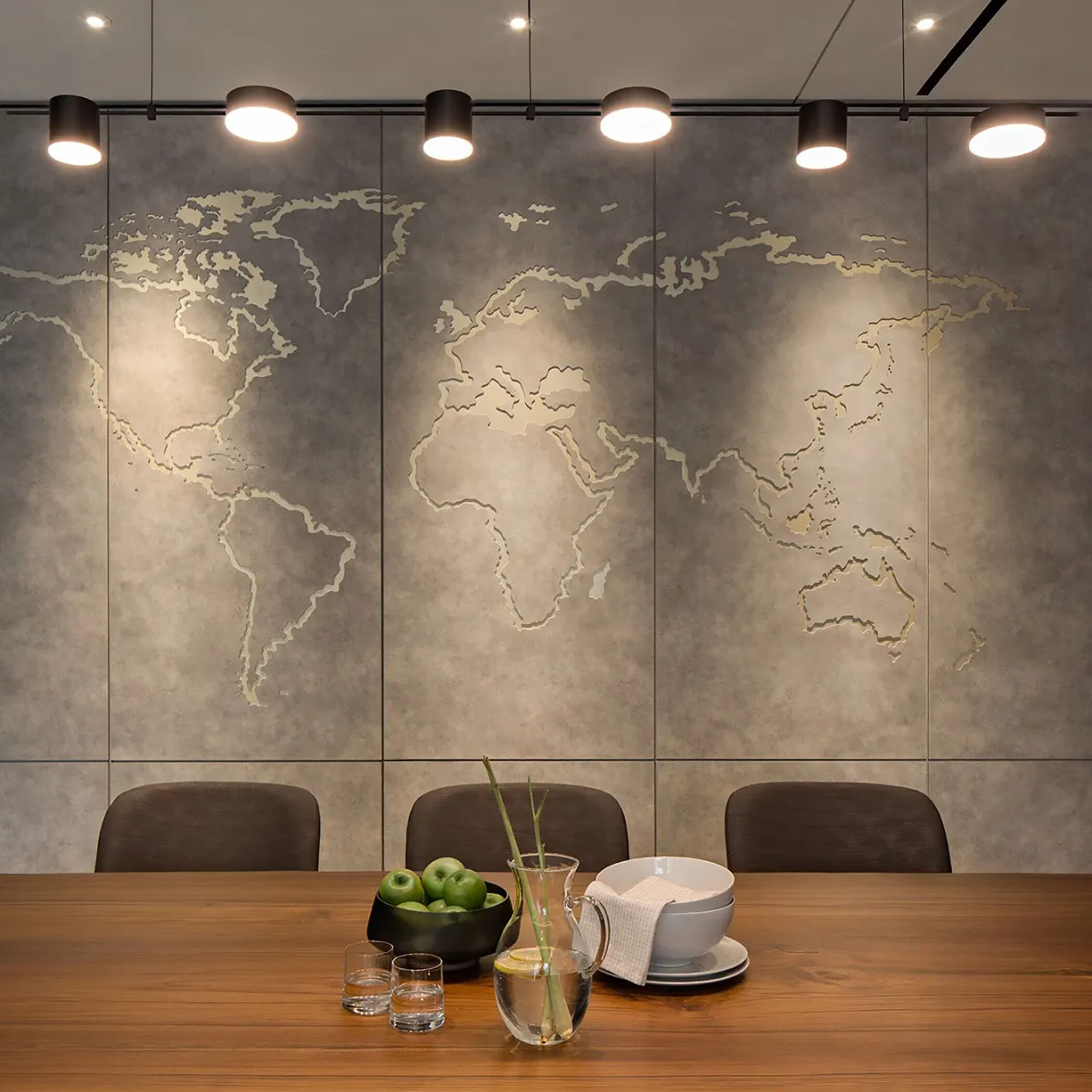 Counterpoint LED 64 inch Satin Black Pendant Ceiling Light