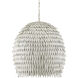 Overlay 3 Light 24 inch White Pendant Ceiling Light, Large
