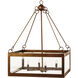 New Traditional 4 Light Darkened Bronze Chandelier Ceiling Light