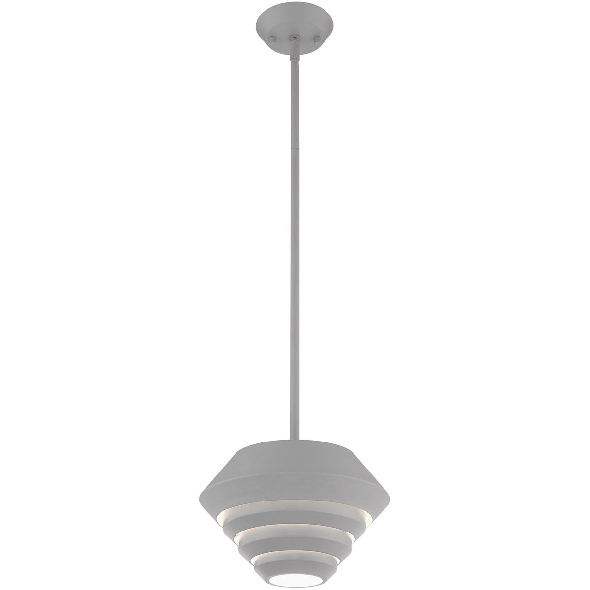 Amsterdam 1 Light 10 inch Nordic Gray Mini Pendant Ceiling Light