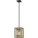 Palencia 1 Light 8 inch Distressed Oak Pendant Ceiling Light