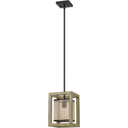 Palencia 1 Light 8 inch Distressed Oak Pendant Ceiling Light