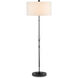 Orbit 61 inch 150.00 watt Black/Clear Floor Lamp Portable Light