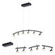 Torshon LED 39 inch Matte Black Pendant Ceiling Light