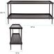 Avenue 60 inch Dark Bronze Console Table