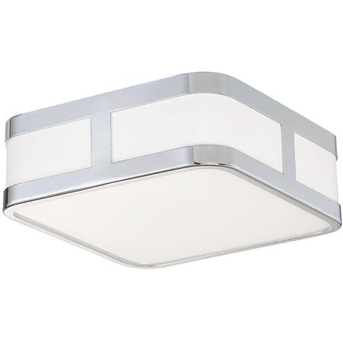 Flynn LED 9 inch Chrome Flush Mount Ceiling Light, Small