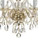 Traditional Crystal 5 Light 22 inch Polished Brass Chandelier Ceiling Light in Clear Spectra