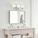 Drew & Jonathan Toffino 3 Light 26 inch Brushed Steel Wall Bath Fixture Wall Light