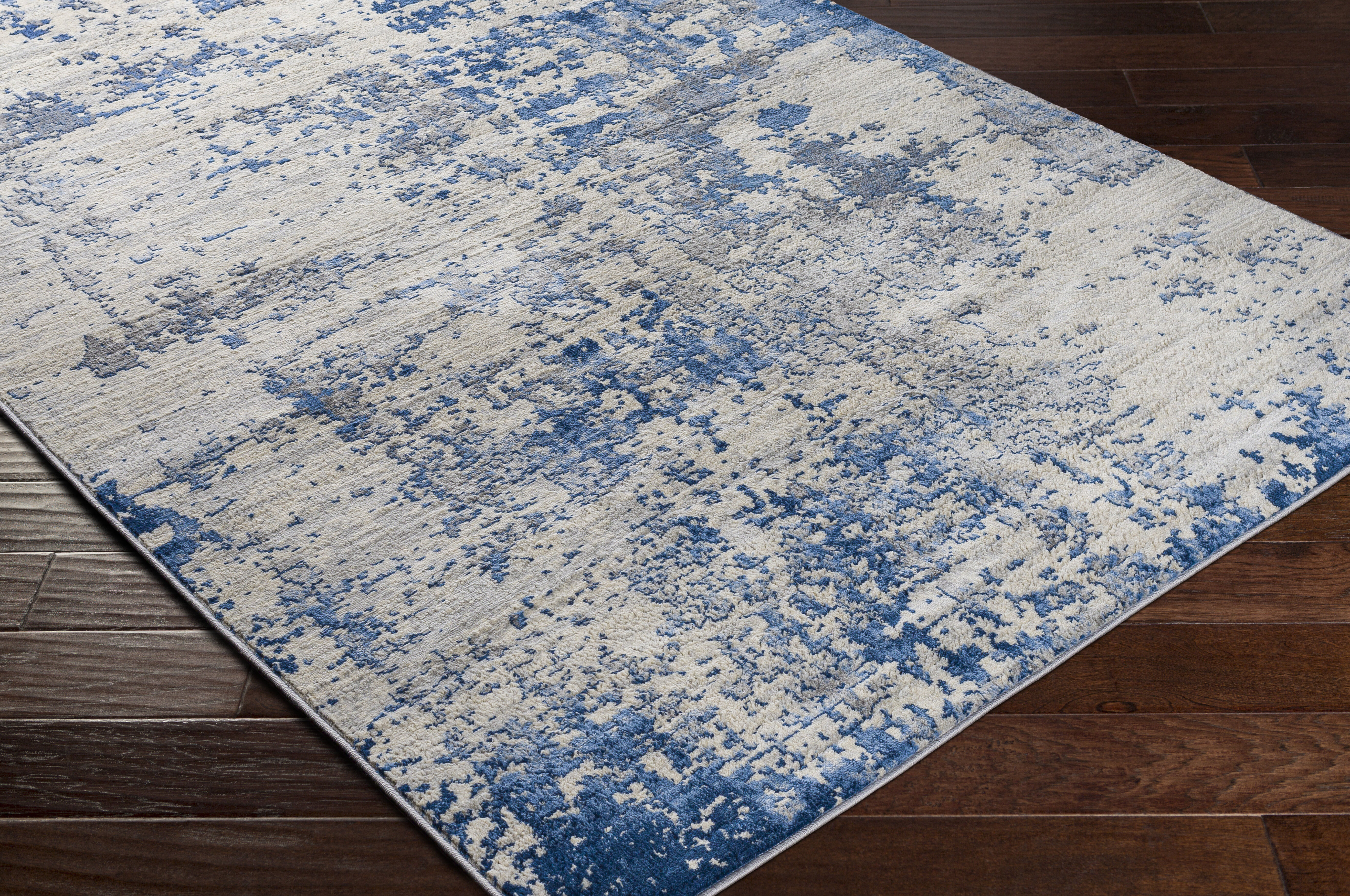 Monaco 71 X 51 inch Blue Rug in 4 x 6, Rectangle