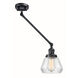 Fulton 35 inch 60.00 watt Matte Black Swing Arm Wall Light, Franklin Restoration