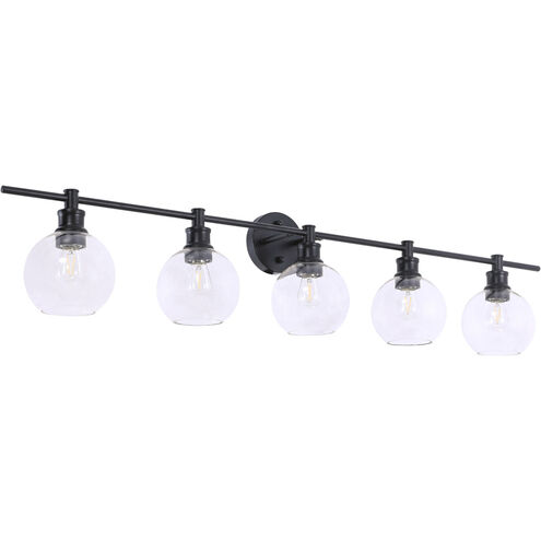 Collier 5 Light 47 inch Black Wall sconce Wall Light