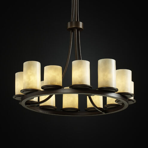 Clouds 12 Light Dark Bronze Chandelier Ceiling Light in Incandescent