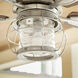 Galveston 52 inch Galvanized with Walnut Blades Patio Fan