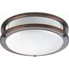 LED CTC COMM LED 10 inch Urban Bronze Flush Mount Ceiling Light, Progress LED