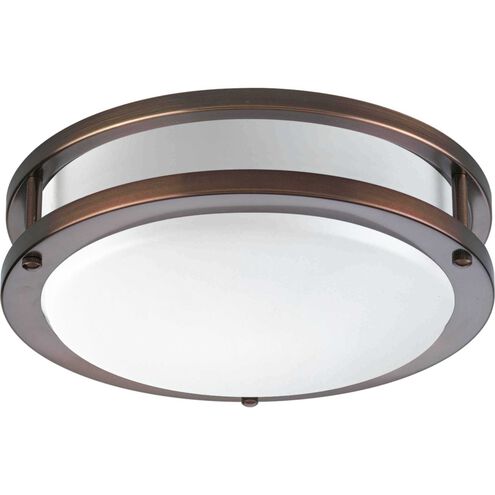 LED CTC COMM LED 10.38 inch Urban Bronze Flush Mount Ceiling Light, Progress LED