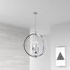 Karland LED 24 inch Polished Chrome Chandelier Ceiling Light