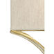 Cornwall 1 Light 12.25 inch Silver Leaf ADA Wall Sconce Wall Light