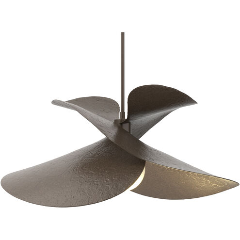 Hibiscus 1 Light 24.7 inch Ink Pendant Ceiling Light, Large
