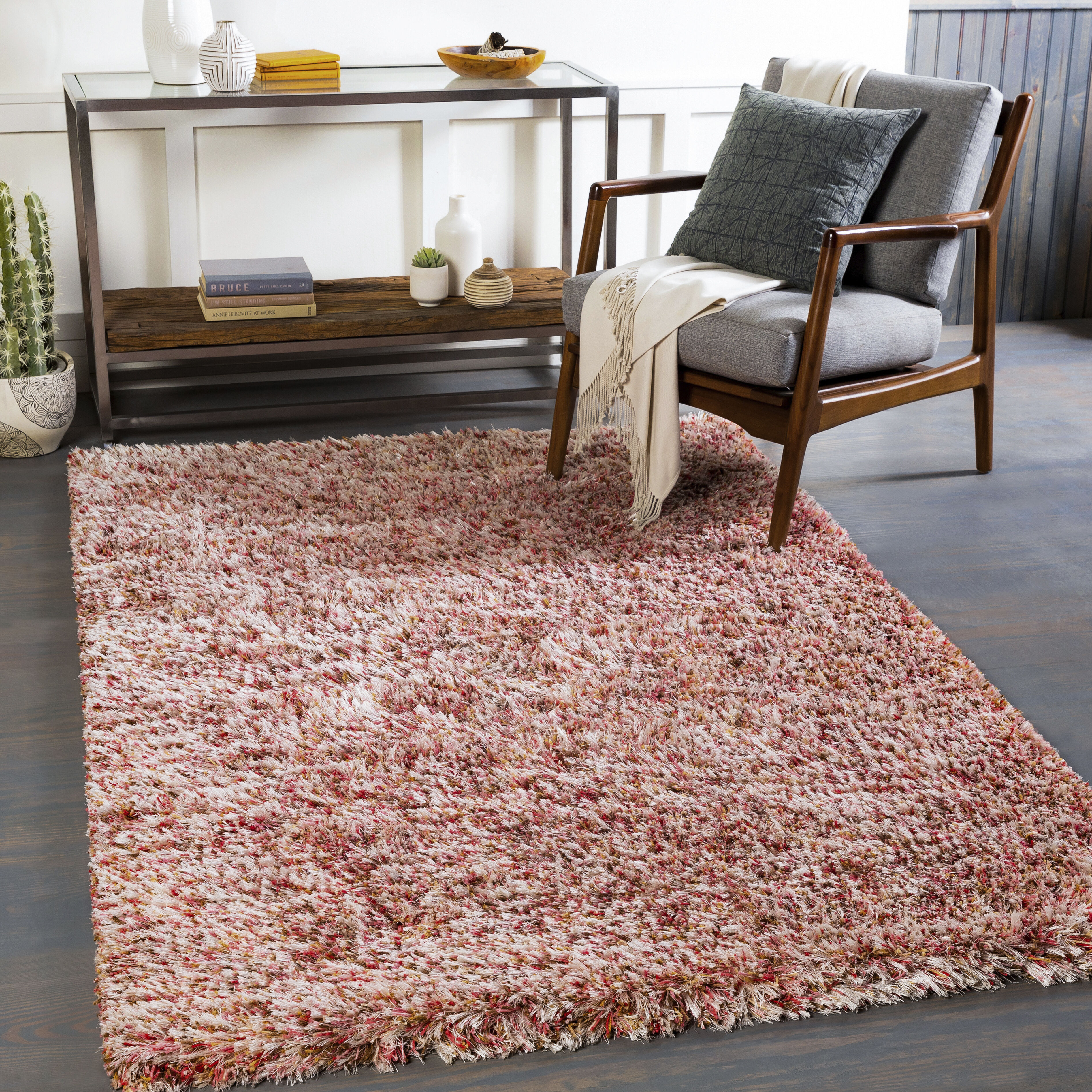 Anaheim 66 X 42 inch Red Rug in 4 X 6, Rectangle