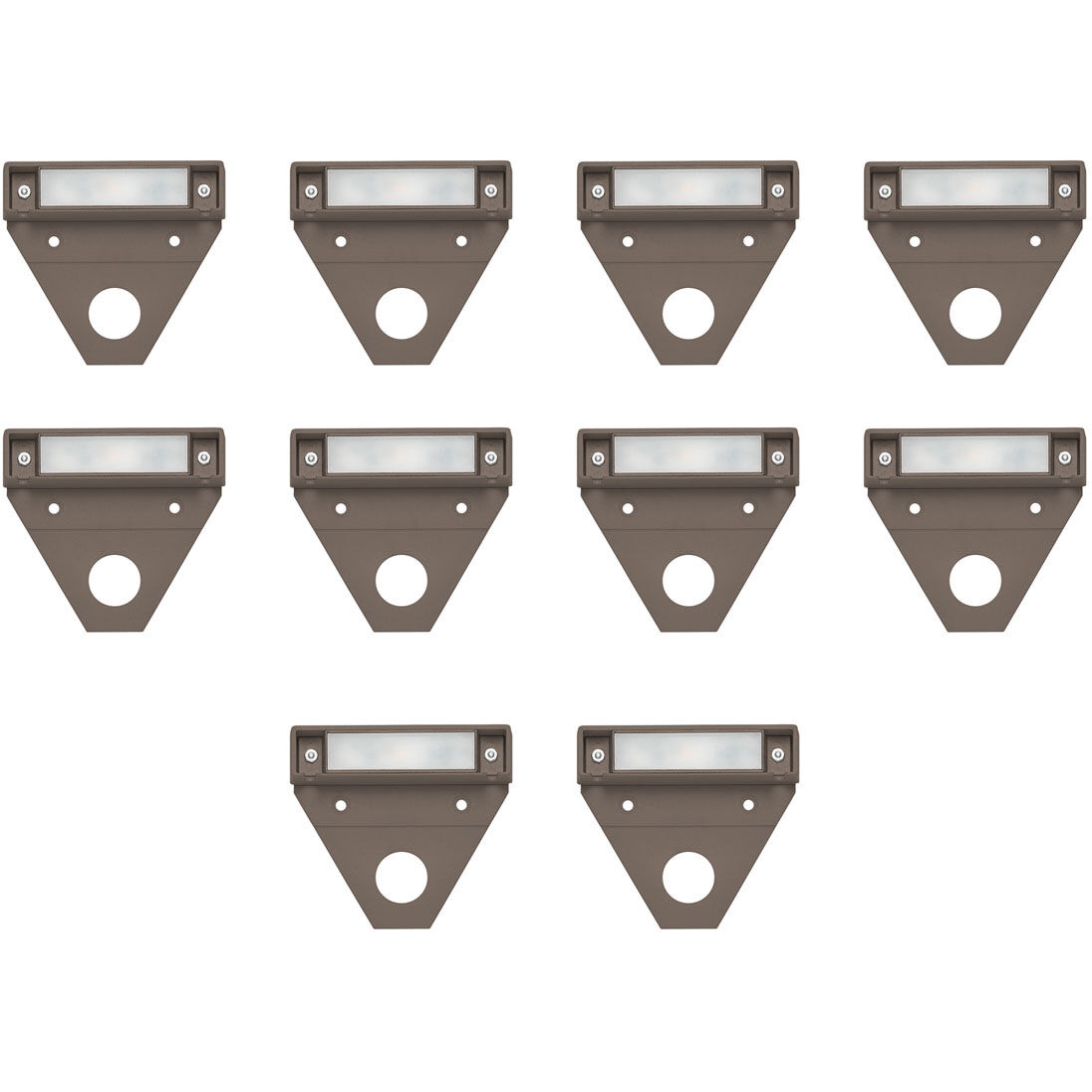 Nuvi 12v 1.10 watt Bronze Landscape Deck Sconce