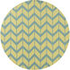 Fallon 96 X 96 inch Lime, Teal, Camel Rug