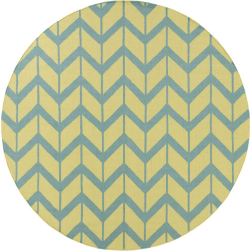 Fallon 96 X 96 inch Lime, Teal, Camel Rug