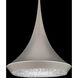 Signature Verita LED 18 inch Soft Silver Pendant Ceiling Light, Schonbek Signature