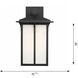 Tomek 1 Light 18 inch Black Outdoor Wall Lantern, Large