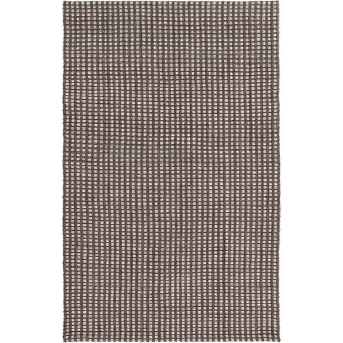 Yukon 90 X 60 inch Black and Gray Area Rug, Wool