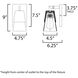 Carpenter 1 Light 4.75 inch Walnut and Black Bath Vanity Wall Light